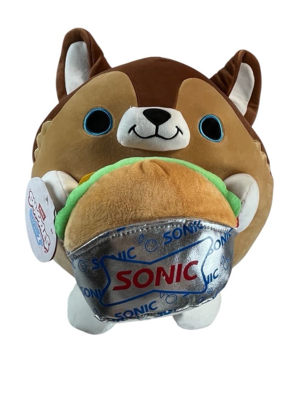 Series 2 Puppy & Sonic Burger 14 Inch Plush by ZURU Ultra Soft Plush LARGE NWT